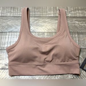 "New with Tags XS Brown Avia Padded Sports Bra -for Your Active Lifestyle"